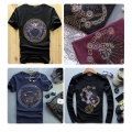 Горячая печать Rhinestone Heat Transfer 