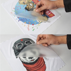 Cold peel matte PET printing film by Transfertagfactory