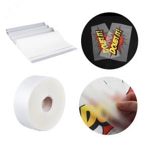Cold peel matte PET printing film by Transfertagfactory